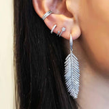 Diamond Huggie Earrings