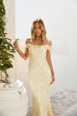 Off The Record Maxi Dress Yellow