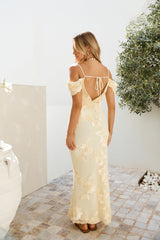 Off The Record Maxi Dress Yellow