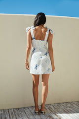 Sixth Sense Mini Dress Blue