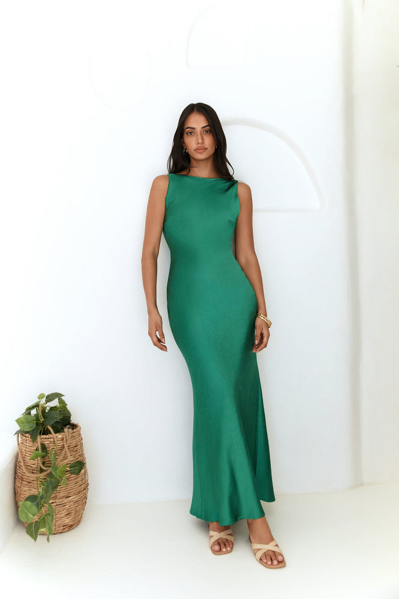 Raelyn Maxi Dress Emerald