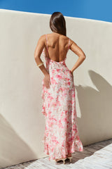 Rosé Rendezvous Maxi Dress Red