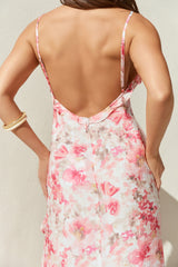 Rosé Rendezvous Maxi Dress Red