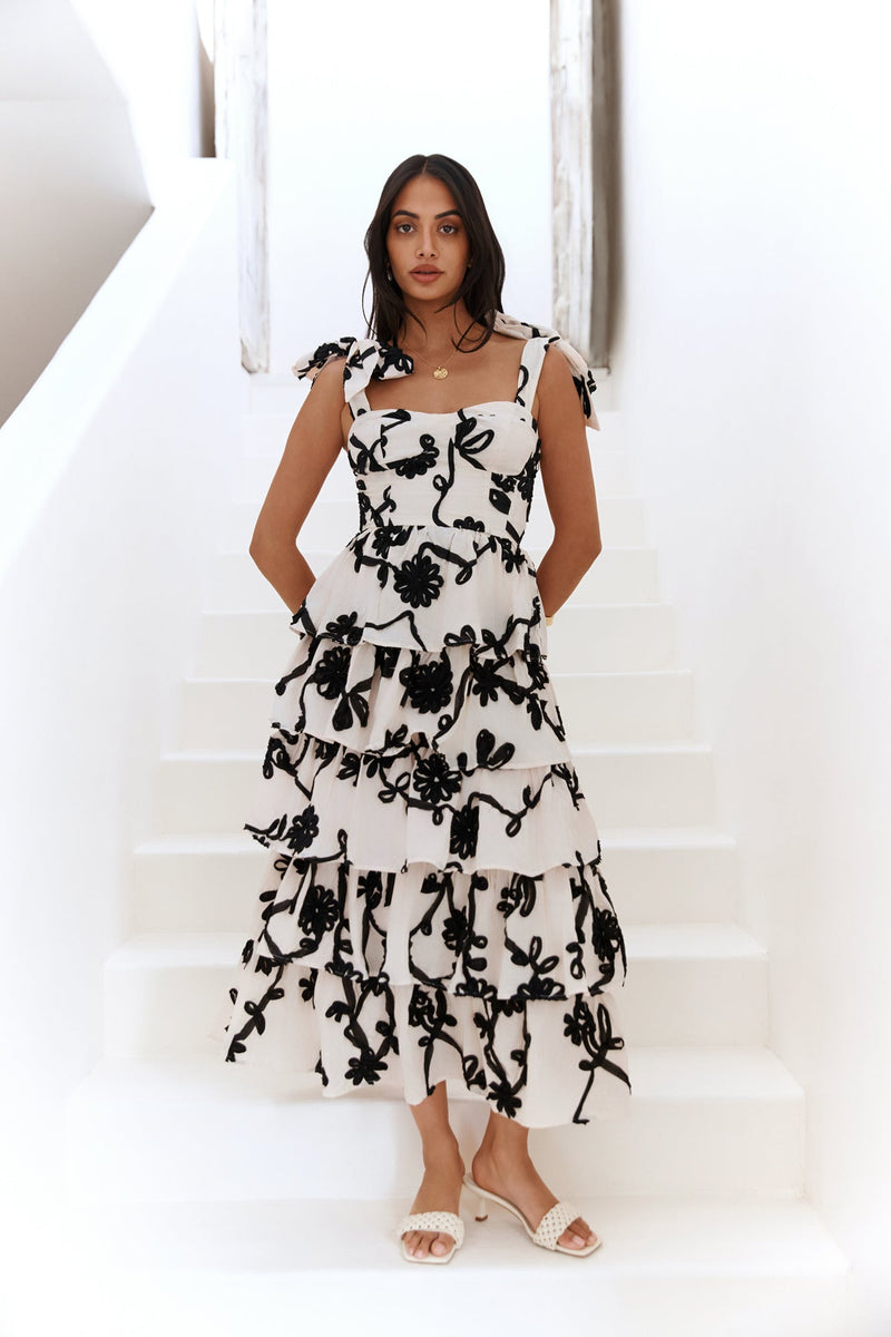 Beauty Of You Maxi Dress Beige