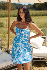 En Route Mini Dress Blue