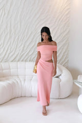 Coastal Reverie Maxi Dress Pink
