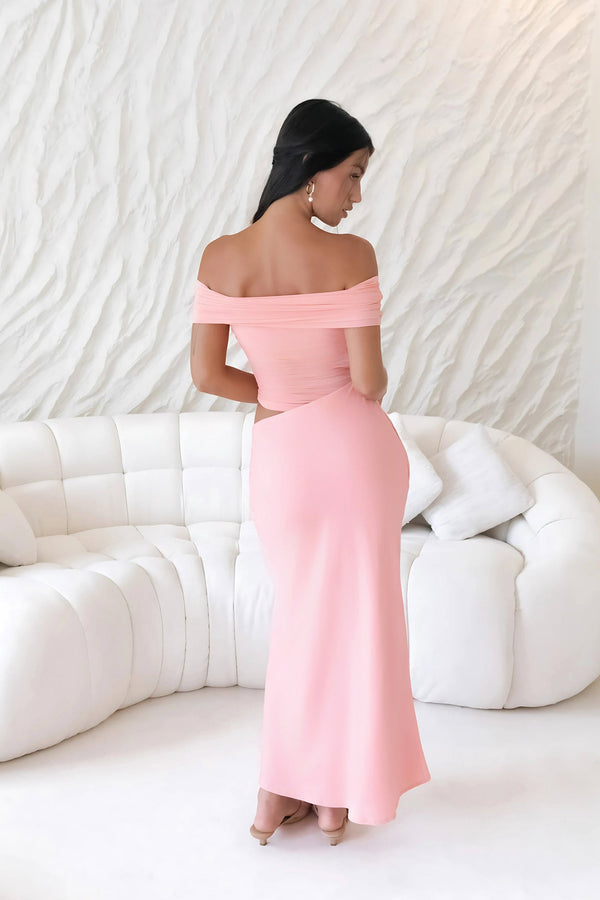 Coastal Reverie Maxi Dress Pink