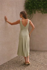 Soft Silhouette Maxi Dress Sage