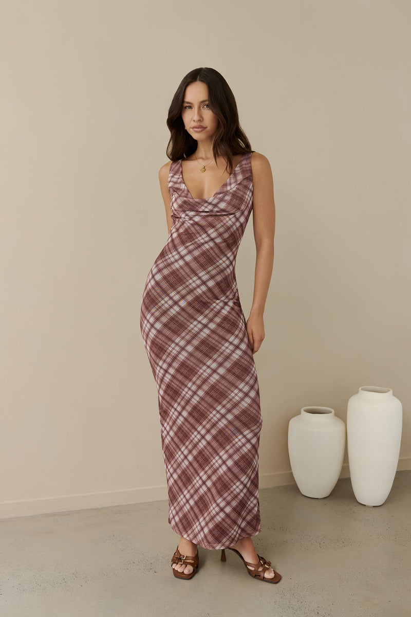 Love And Dreams Maxi Dress Brown