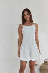 Sweeter Days Mini Dress White