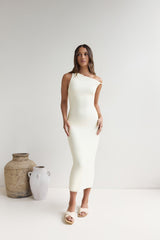 Moonlit Moments Off Shoulder Mesh Maxi Dress Yellow