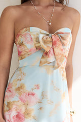Beyond The Glow Strapless Maxi Dress Print