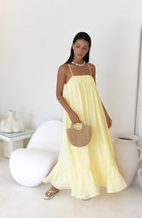 Limoncello Spritz Maxi Dress Yellow
