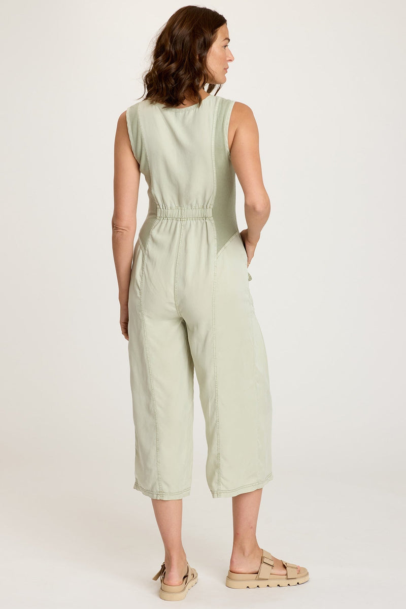 Soft Twill Macgowan Wide Leg Cargo Jumpsuit