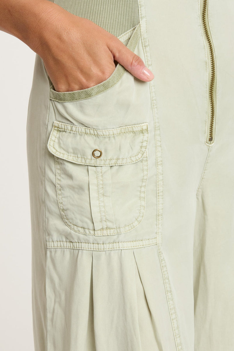 Soft Twill Macgowan Wide Leg Cargo Jumpsuit
