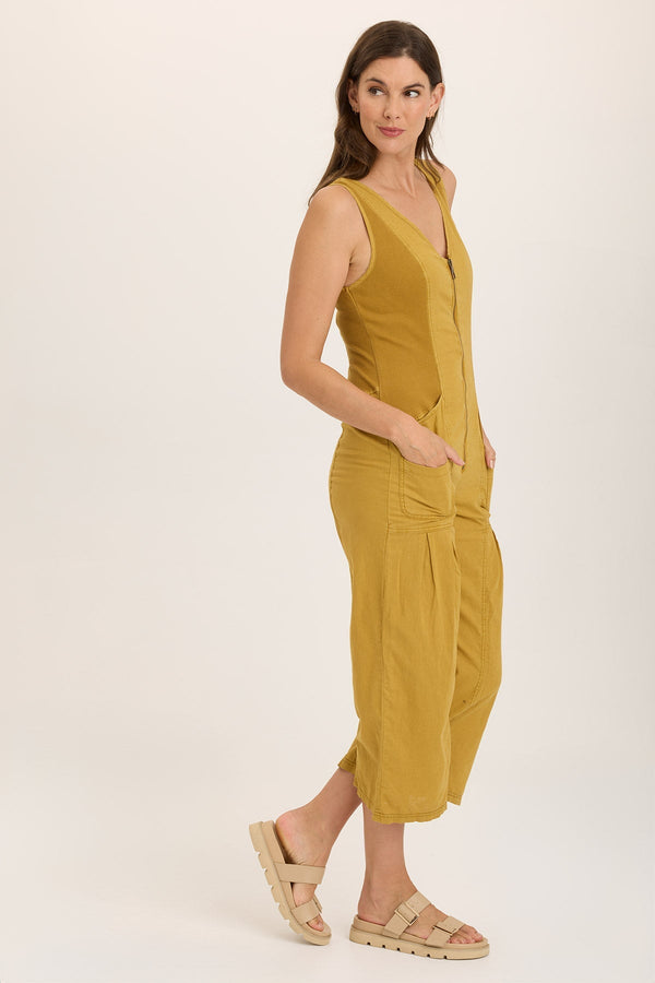 Linen Macgowan Wide Leg Cargo Jumpsuit
