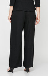 Petite Straight Leg Metallic Knit Pant