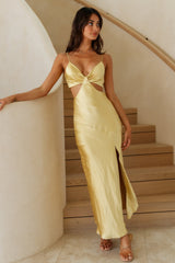 City Sunset Maxi Dress Yellow