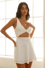 Bare In Mind Mini Dress White