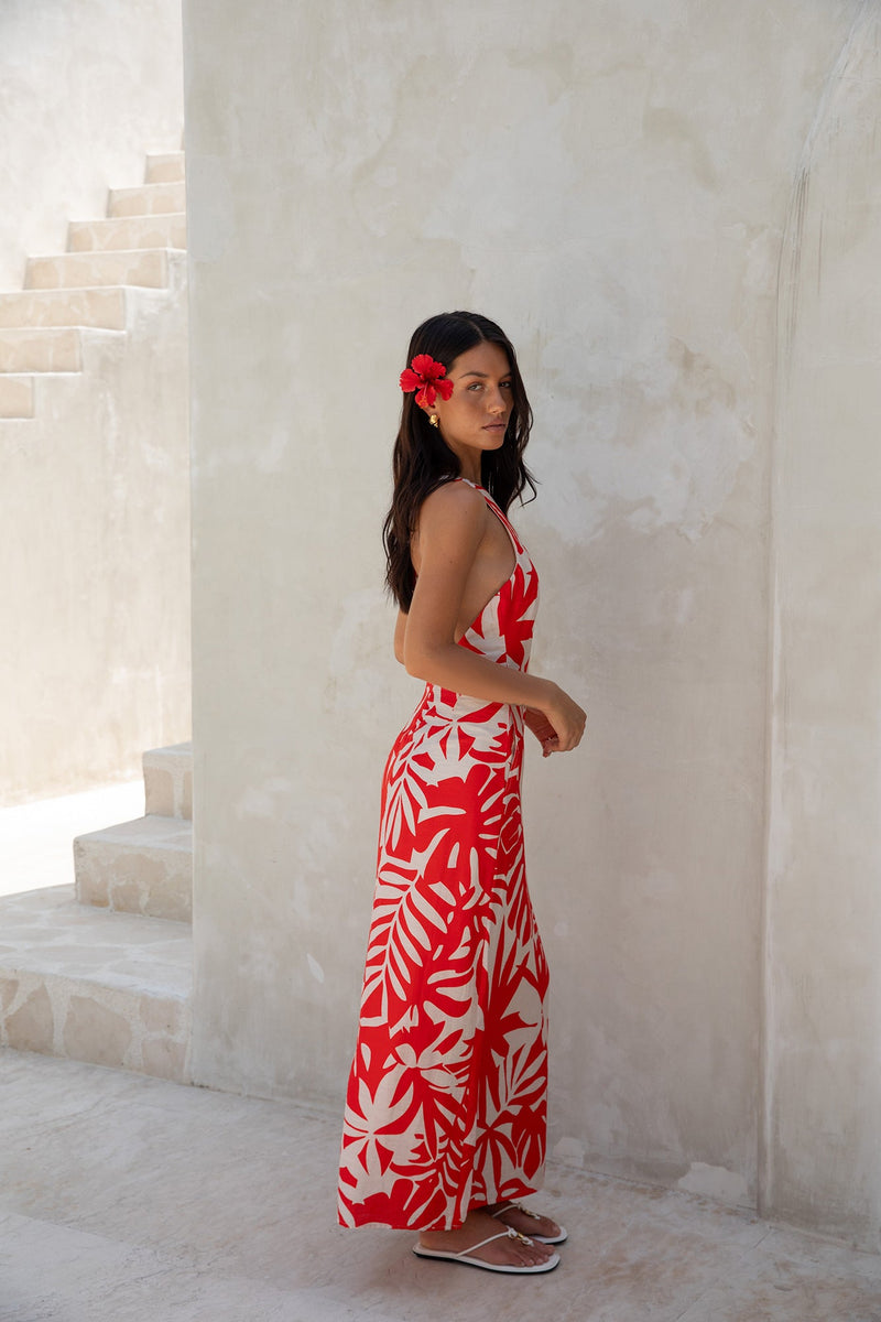 Matelo Midi Dress Matelo Print