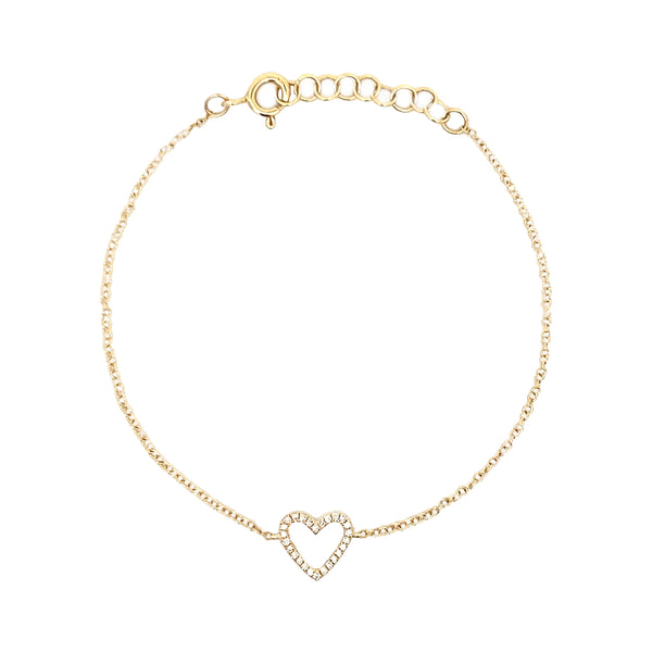 Diamond Heart Bracelet