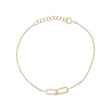 Diamond Rectangle Bracelet