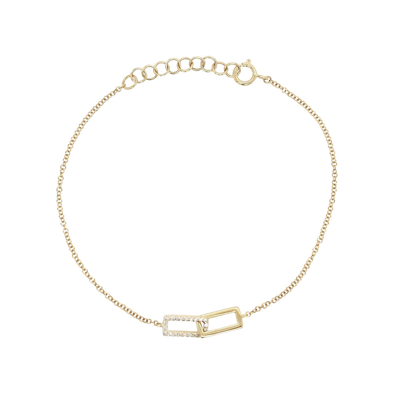 Diamond Rectangle Bracelet
