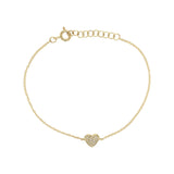 Diamond Heart Bracelet