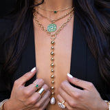Emerald & Diamond Necklace
