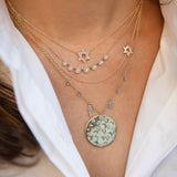 Diamond Disc Necklace