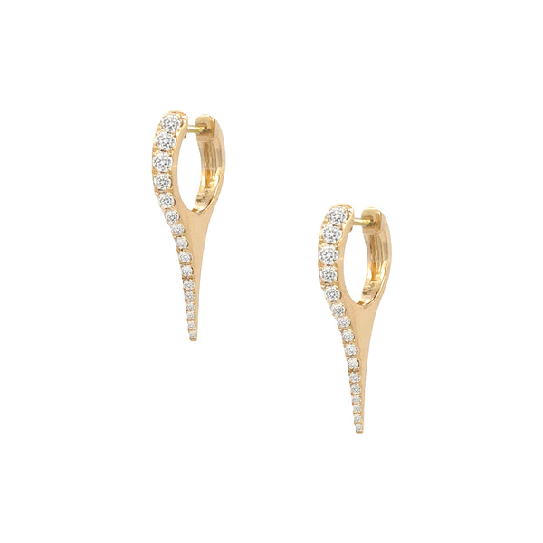 Diamond Spike Earrings