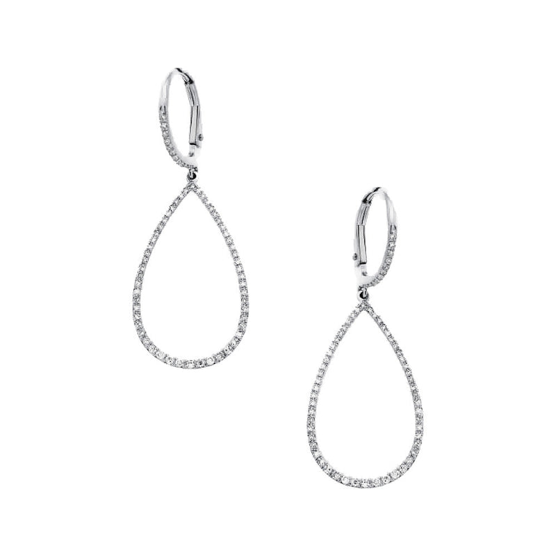 Diamond Teardrop Earrings