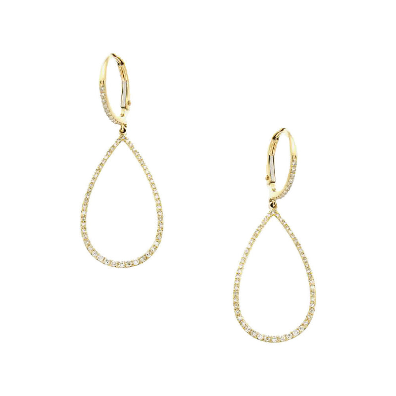 Diamond Teardrop Earrings