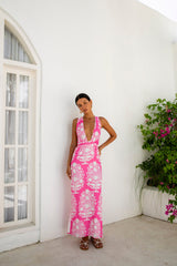 FORTUNATE ONE Harper Maxi Dress Pink