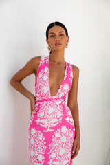 FORTUNATE ONE Harper Maxi Dress Pink