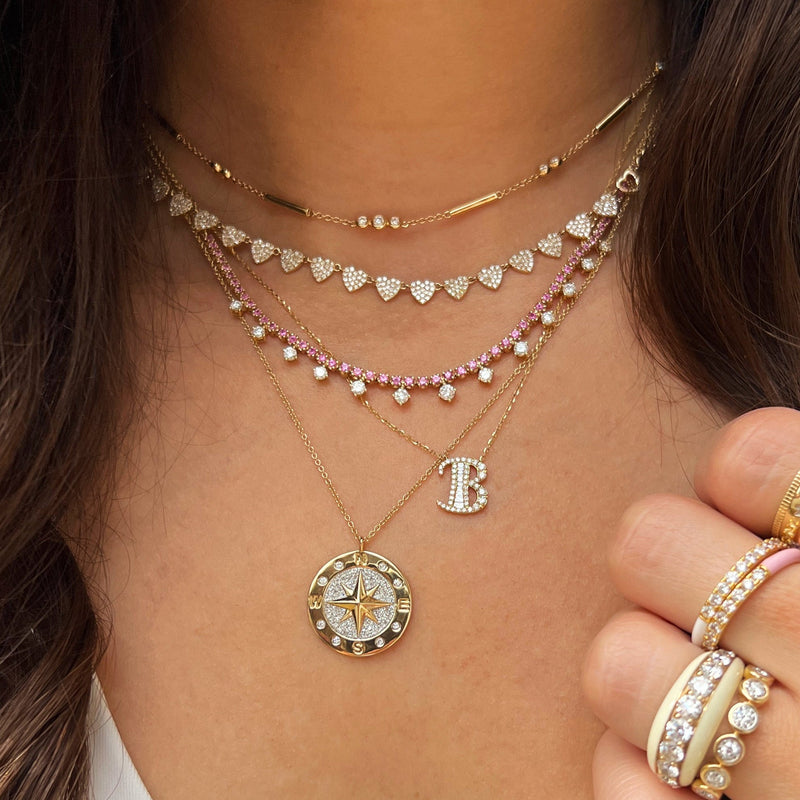 Diamond Compass Necklace