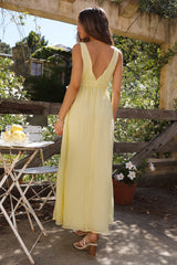 Morning Sun Maxi Dress Yellow