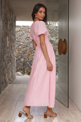 Busy Bee Maxi Dress Pink