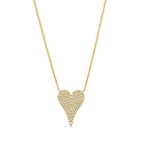 Medium Diamond Heart Necklace
