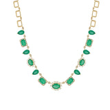 Emerald & Diamond Necklace