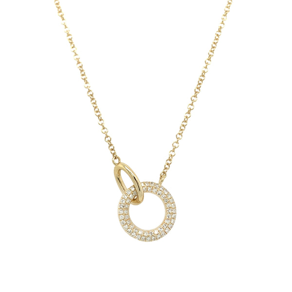 Diamond Interlocking Necklace