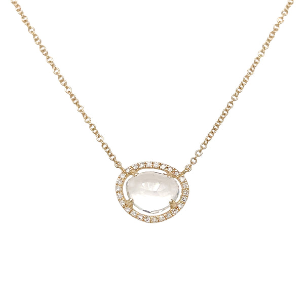 Diamond & Topaz Necklace