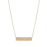 Diamond Bar Necklace