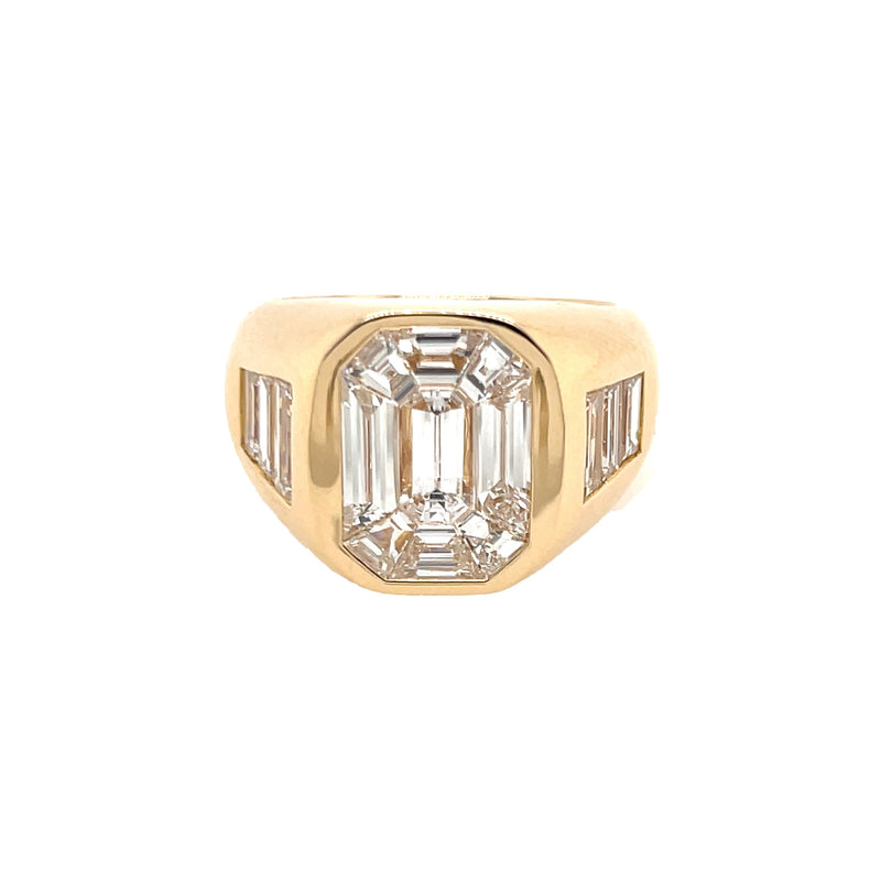 Diamond Octagon Ring