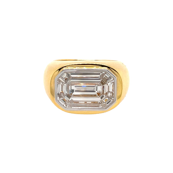 Diamond Octagon Ring