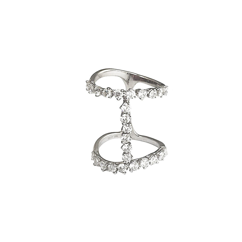 Diamond Double Band Ring
