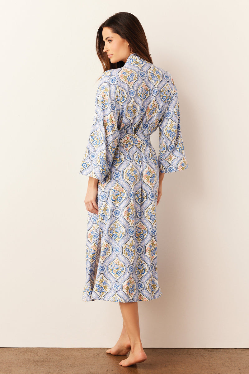 Vera Cloud Jersey Midi Robe in Villeroy