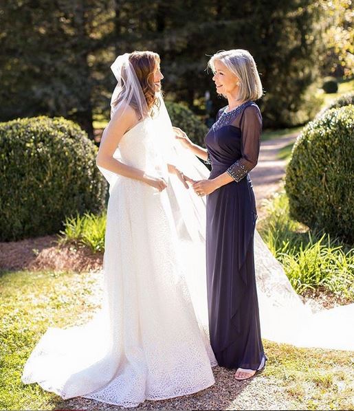 A-Line Mesh Gown with Beaded Illusion Sweetheart Neckline