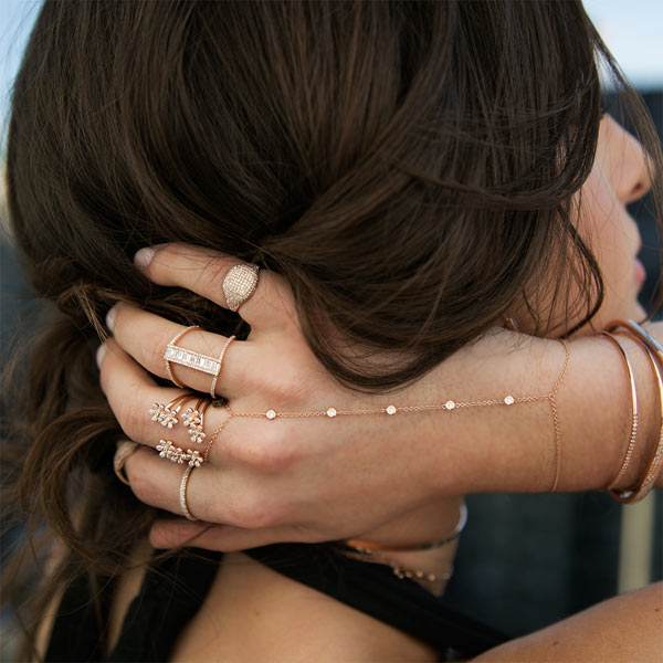 Diamond Hand Chain Bracelet