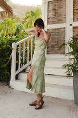 Leora Midi Dress Green